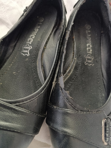 Getragene schwarze Ballerinas  Größe 37  Lapucci