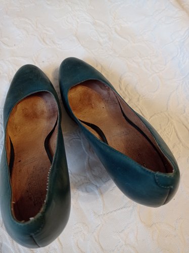 Stark getragene türkise Pumps Größe 39 von 5th Avenue