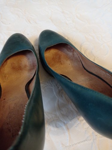 Stark getragene türkise Pumps Größe 39 von 5th Avenue