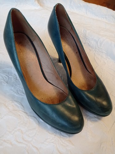 Stark getragene türkise Pumps Größe 39 von 5th Avenue