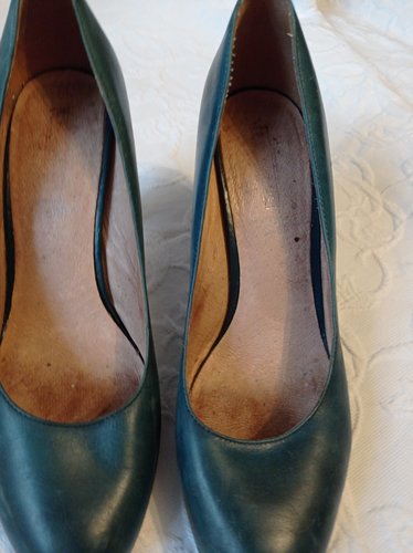 Stark getragene türkise Pumps Größe 39 von 5th Avenue