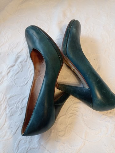 Stark getragene türkise Pumps Größe 39 von 5th Avenue