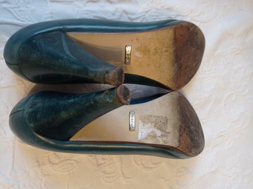 Stark getragene türkise Pumps Größe 39 von 5th Avenue