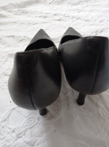 Getragene Pumps schwarz Absatz 7 cm Größe 36 5th Avenue