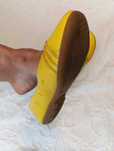 Getragene gelbe Ballerinas  Größe 36  Sweet Days