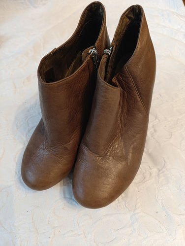 Getragene High Heels  Gr. 38  braun  Absatz 12 cm  Plateau 3 cm  buffalo london