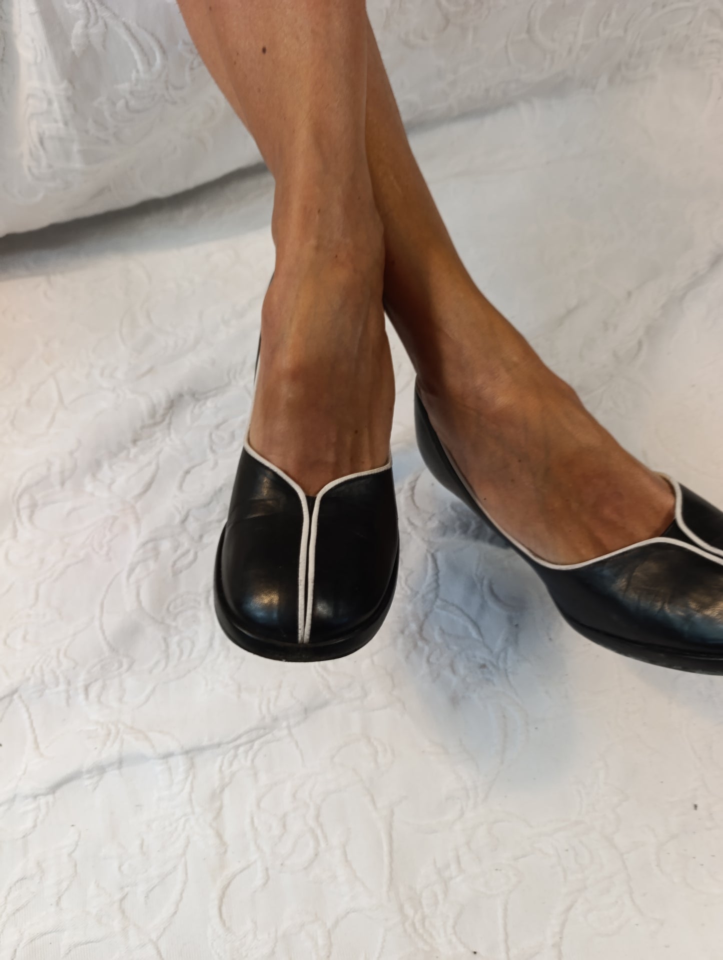 Getragene Pumps, schwarz, Absatz 9 cm, Größe 38 Audley