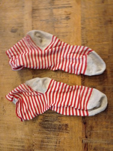 Getragene Damensöckchen