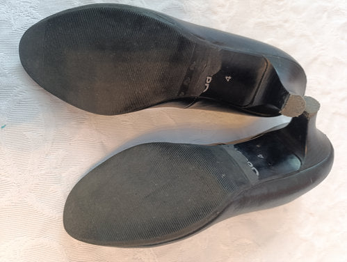 Getragene Pumps schwarz Stewardess Schuhe Größe 37 Absatz 5 Gabor