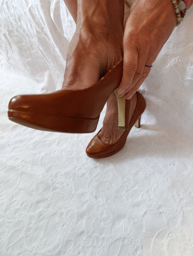 Getragene High Heels Größe 38 Absatz 10 cm Plateau S. Oliver