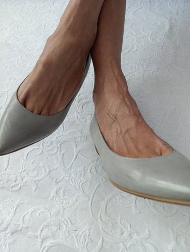 Getragene Pumps grau Absatz 3 cm Größe 38 maripe
