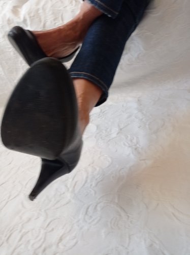 Getragene Pumps  schwarz  Absatz 9 cm  Größe 39  Sun & Shadow