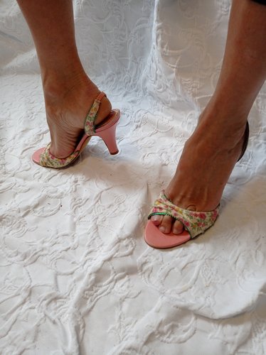 Getragene Sandale Absatz 8 cm  Gr. 37 otto et moi