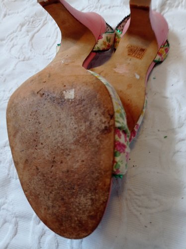 Getragene Sandale Absatz 8 cm  Gr. 37 otto et moi