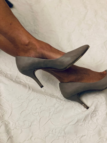 Getragene High Heels  beige Größe 39