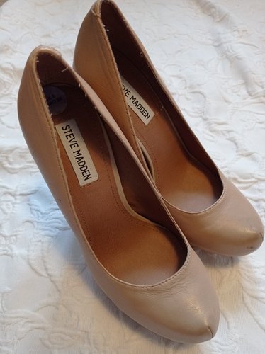 Getragene High Heels beige  Größe 39  Steve Madden