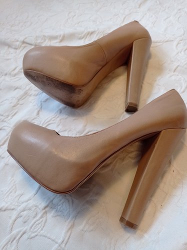 Getragene High Heels beige  Größe 39  Steve Madden