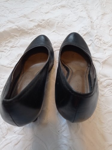 Getragene Pumps schwarz Stewardess Schuhe Größe 39  Tamaris