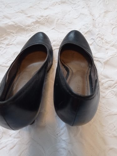 Getragene Pumps schwarz Stewardess Schuhe Größe 39  Tamaris