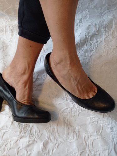 Getragene Pumps schwarz Stewardess Schuhe Größe 39  Tamaris