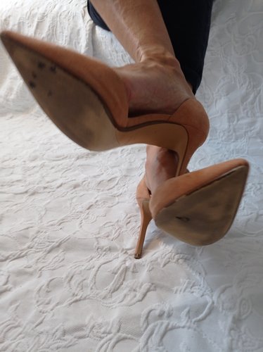 Getragene High Heels  Größe 40  Absatz 10 cm  Mango