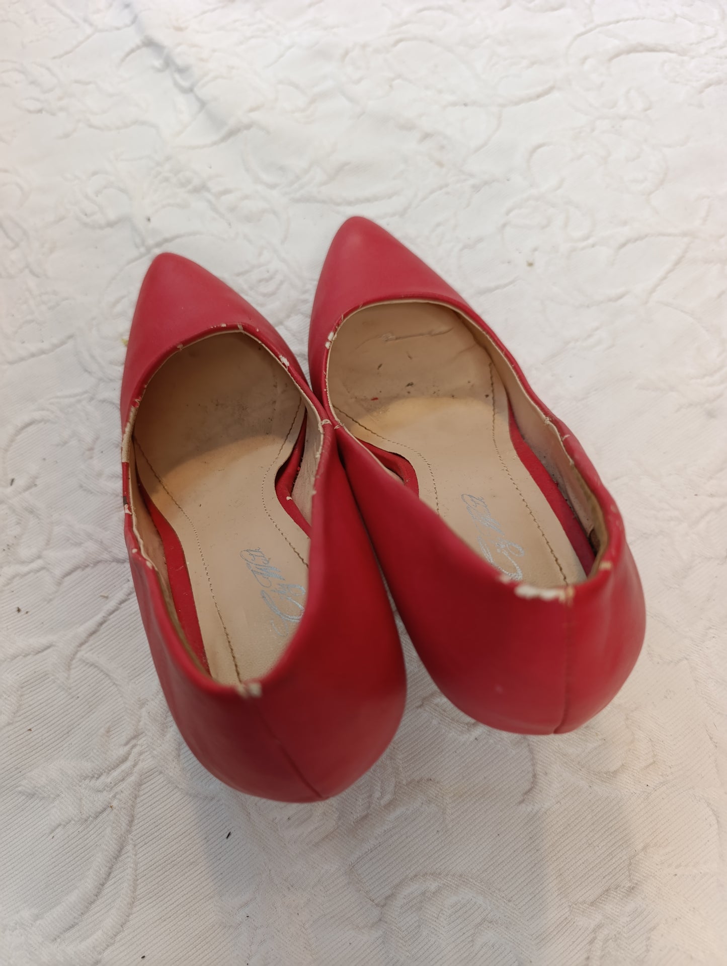 Getragene High Heels, Größe 38, Absatz 8 cm, City Walk